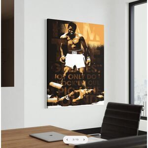 Muhammad Ali I Am The Greatest Canvas Art Inspirational Decor. Shipping Included